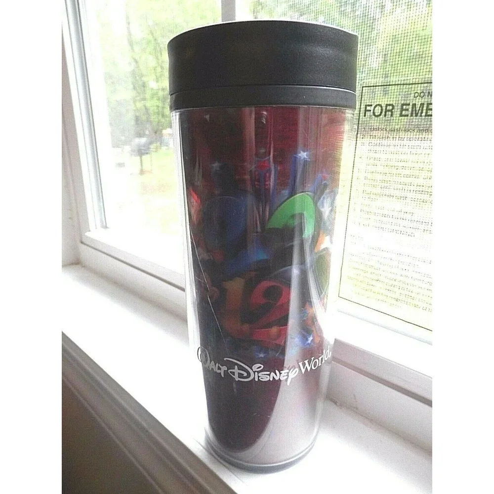 Disney Parks Souvenir Plastic Cup Mug Walt Disney World Disneyland